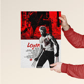 Iconic Logan Wolverine Gritty Film Poster